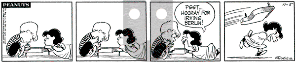 Peanuts on Monday February 1, 1971 Comic Strip