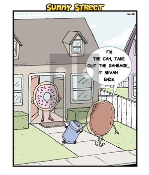 Sunny Street on Monday October 12, 2015 Comic Strip