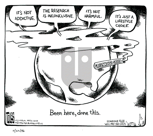 Tom Toles on Friday November 22, 1996 Comic Strip