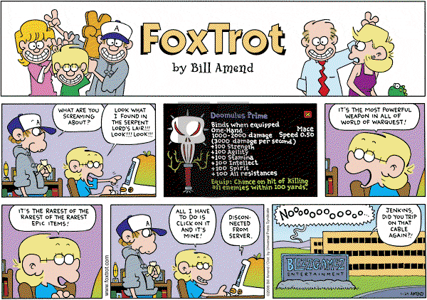 FoxTrot on Sunday January 29, 2006 Comic Strip