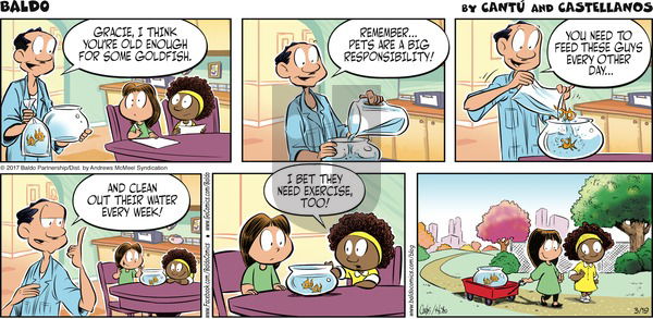 Baldo on Sunday March 19, 2017 Comic Strip