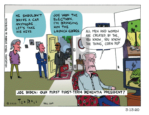 Ted Rall on Friday March 13, 2020 Comic Strip