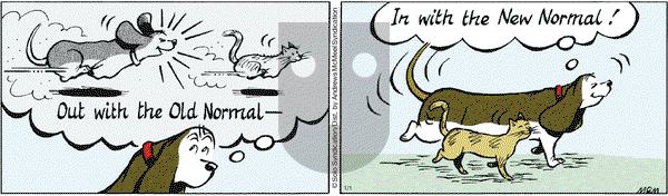 Fred Basset on Friday January 1, 2021 Comic Strip