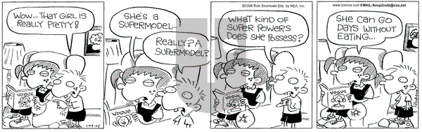 Soup to Nutz - Old on Thursday February 3, 2005 Comic Strip