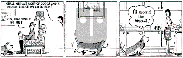 Fred Basset on Friday March 11, 2005 Comic Strip