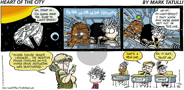 Heart of the City on Sunday November 25, 2001 Comic Strip
