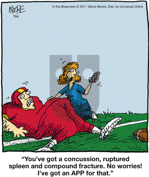 In the Bleachers on Wednesday September 14, 2011 Comic Strip