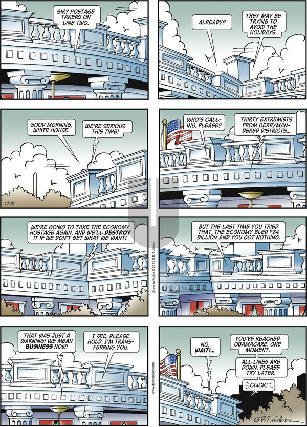Doonesbury on Sunday December 1, 2013 Comic Strip