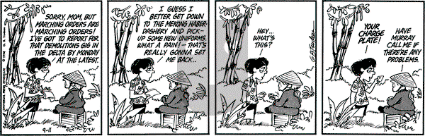 Doonesbury on Wednesday September 11, 1974 Comic Strip