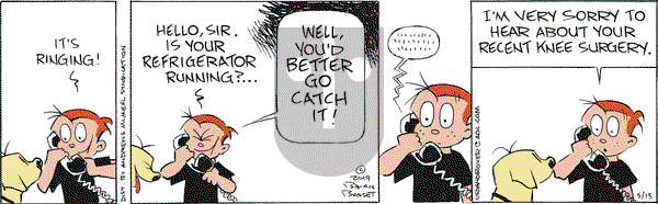 Red and Rover on Wednesday May 15, 2019 Comic Strip