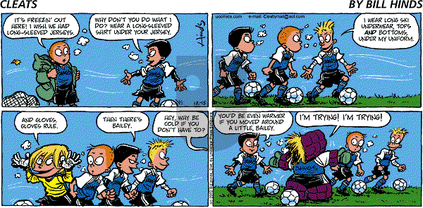 Cleats - Sunday December 15, 2002 Comic Strip