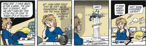 Doonesbury on Tuesday January 30, 2007 Comic Strip