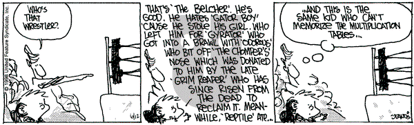 The Buckets on Friday June 12, 1998 Comic Strip