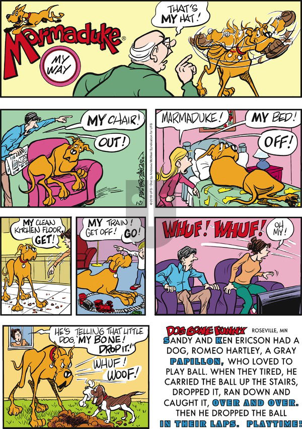 Marmaduke on Sunday January 21, 2018 Comic Strip
