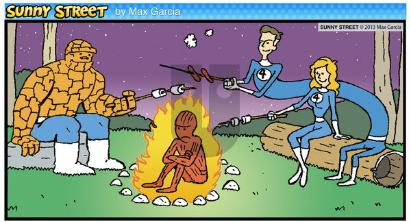Sunny Street on Friday December 13, 2013 Comic Strip