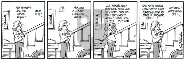 Doonesbury on Saturday November 8, 1980 Comic Strip