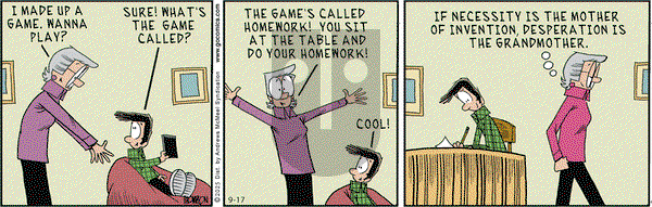 Grand Avenue on Wednesday September 17, 2025 Comic Strip