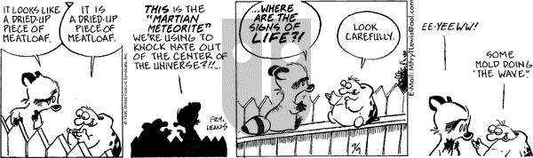 Over the Hedge on Monday September 9, 1996 Comic Strip