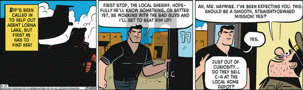 Rip Haywire on Monday August 10, 2020 Comic Strip