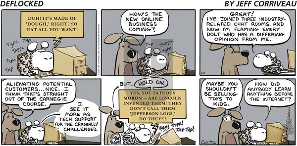 DeFlocked on Sunday June 1, 2008 Comic Strip
