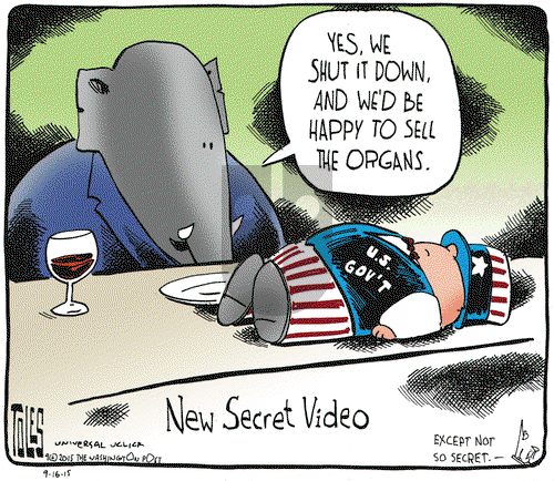 Tom Toles on Wednesday September 16, 2015 Comic Strip