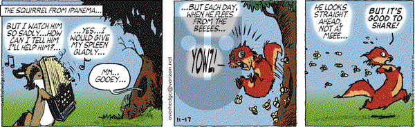 Over the Hedge on Wednesday November 17, 2010 Comic Strip