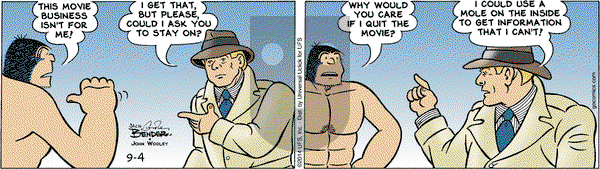 Alley Oop on Thursday September 4, 2014 Comic Strip