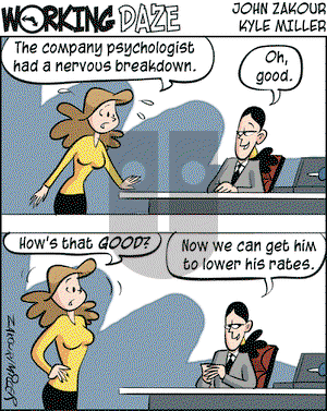 Working Daze on Monday September 6, 2004 Comic Strip
