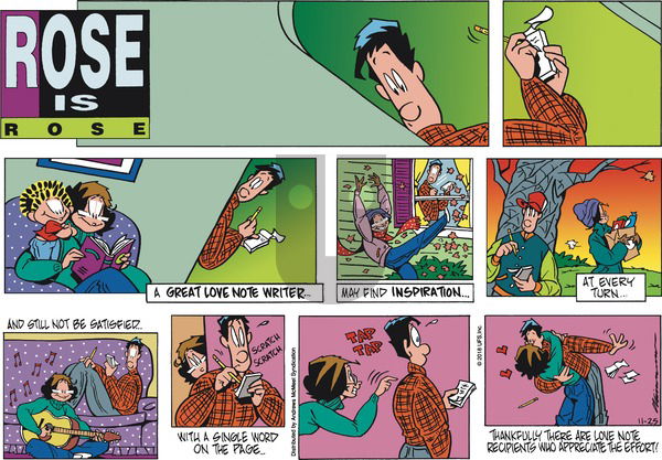Rose is Rose on Sunday November 25, 2018 Comic Strip