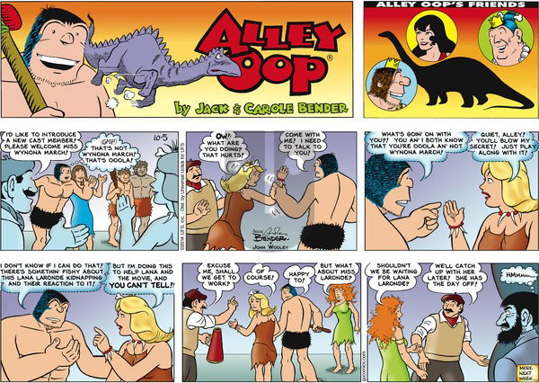 Alley Oop on Sunday October 5, 2014 Comic Strip