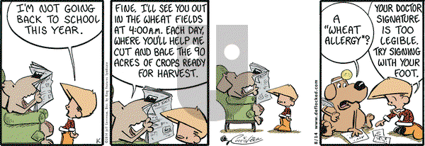 DeFlocked on Thursday August 14, 2014 Comic Strip