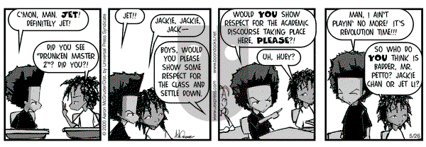 The Boondocks on Friday May 26, 2000 Comic Strip