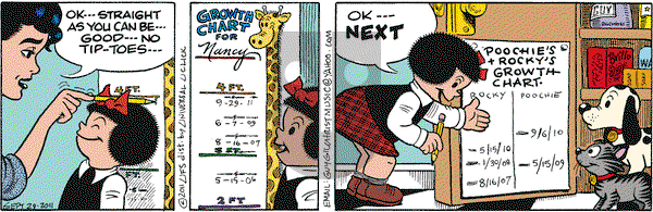 Nancy on Thursday September 29, 2011 Comic Strip