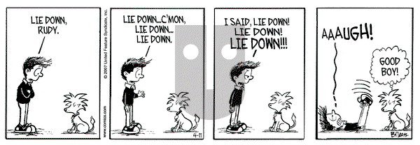 Grand Avenue on Wednesday April 11, 2007 Comic Strip