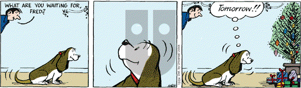 Fred Basset on Monday December 24, 2012 Comic Strip