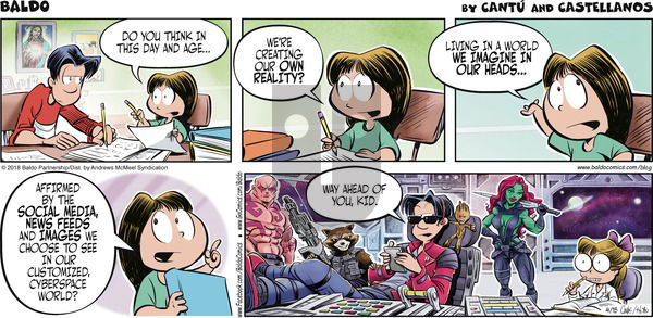 Baldo on Sunday April 15, 2018 Comic Strip