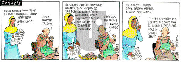 Francis on Monday May 20, 2024 Comic Strip