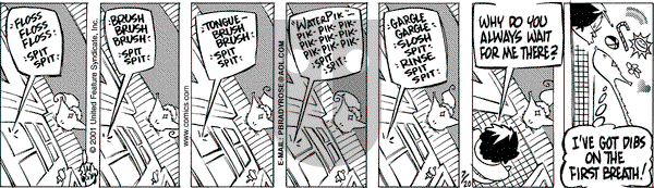Rose is Rose on Friday July 20, 2001 Comic Strip