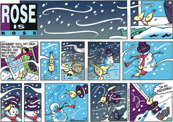 Rose is Rose on Sunday January 8, 2012 Comic Strip