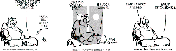 Over the Hedge on Saturday June 20, 1998 Comic Strip