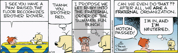 Red and Rover on Friday June 20, 2025 Comic Strip