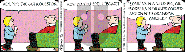 The Born Loser on Friday October 3, 2014 Comic Strip