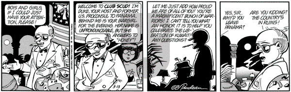 Doonesbury on Wednesday March 13, 1991 Comic Strip