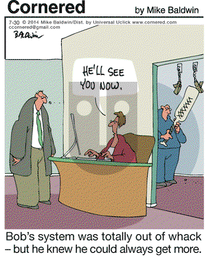 Cornered on Wednesday July 30, 2014 Comic Strip