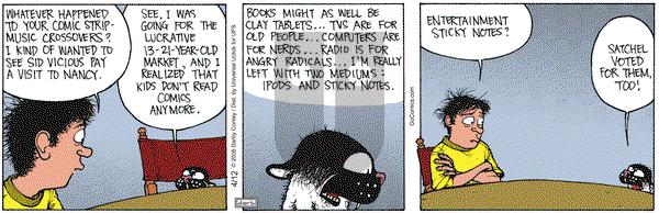 Get Fuzzy on Saturday April 12, 2014 Comic Strip
