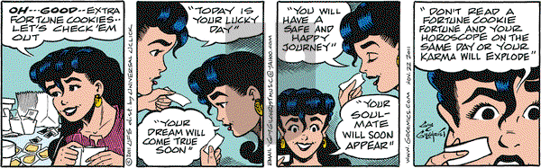 Nancy on Tuesday November 22, 2011 Comic Strip