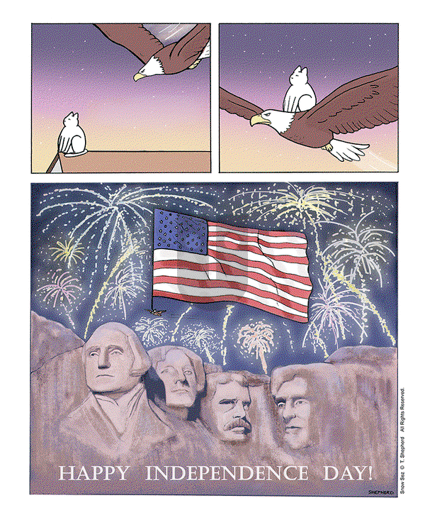 Snow Sez on Thursday July 4, 2024 Comic Strip
