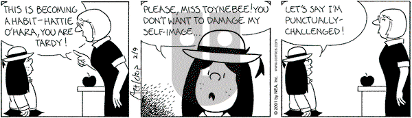 The Born Loser on Friday February 9, 2001 Comic Strip