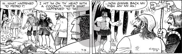 Alley Oop on Friday July 9, 1976 Comic Strip