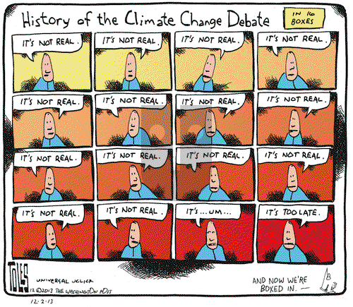 Tom Toles on Monday December 2, 2013 Comic Strip